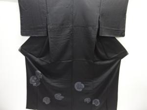 割れ絵皿模様刺繍単衣付け下げ訪問着